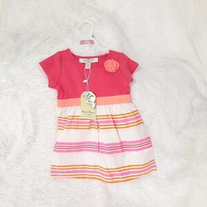 Richie House Los Angeles Tee Top & Waist Banded Dress (Infant Girls 12M) ~ NEW!!